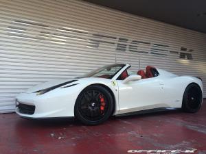 Ferrari 458 Spider White by Office-K 2014 года